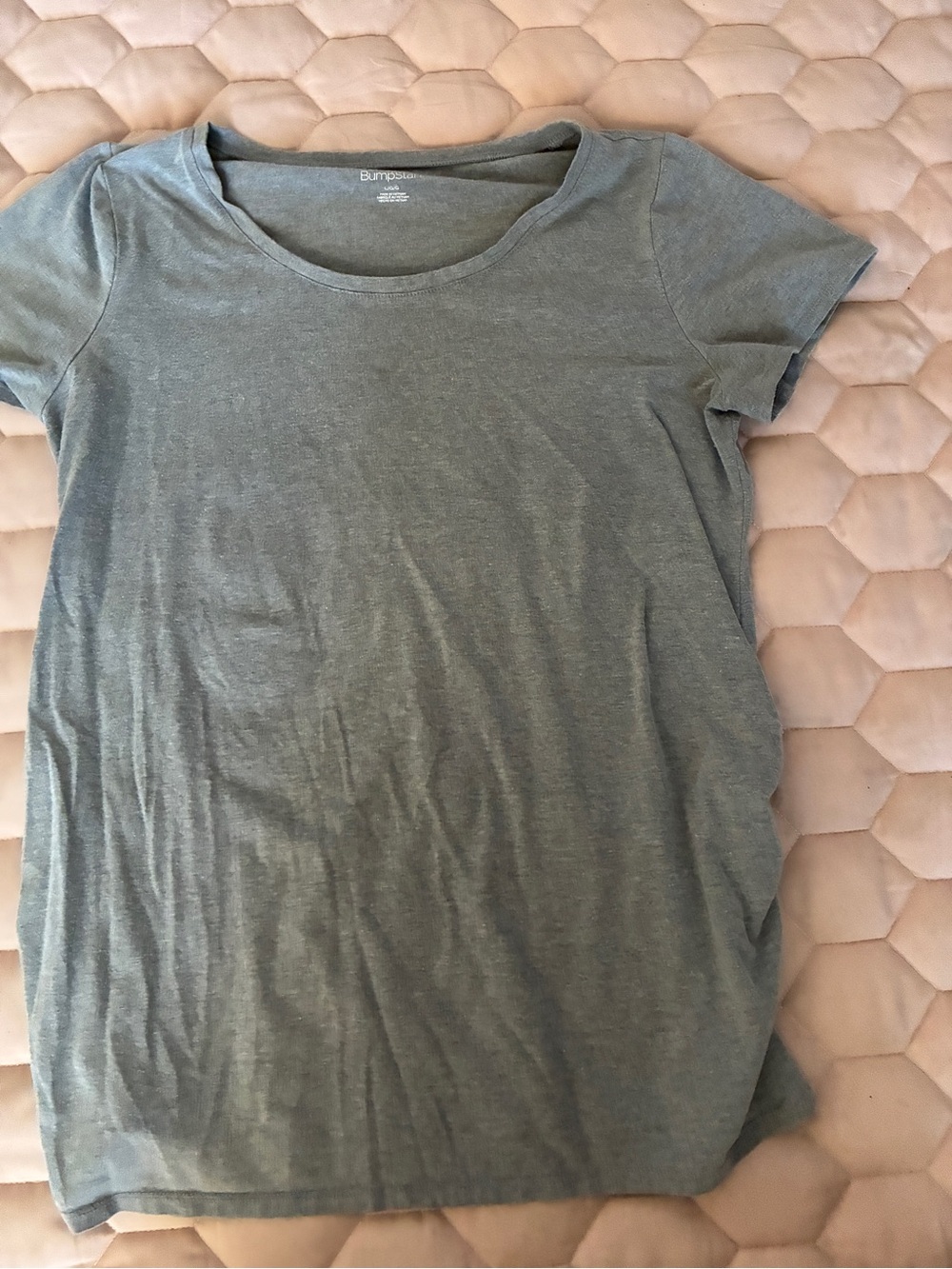 BumpStart Short Sleeve Scoop Neck Tee — Gray
